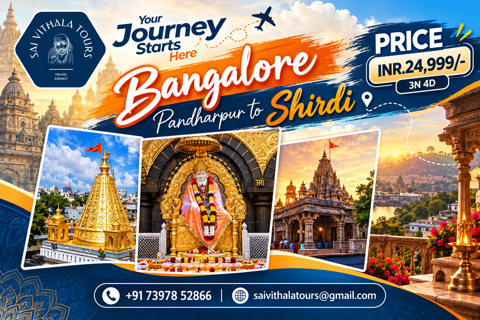 Pandharpur to Shirdi Divine Mahayatra